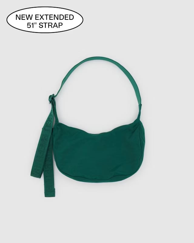 BAGGU - Small Nylon Crescent Bag - Cypress