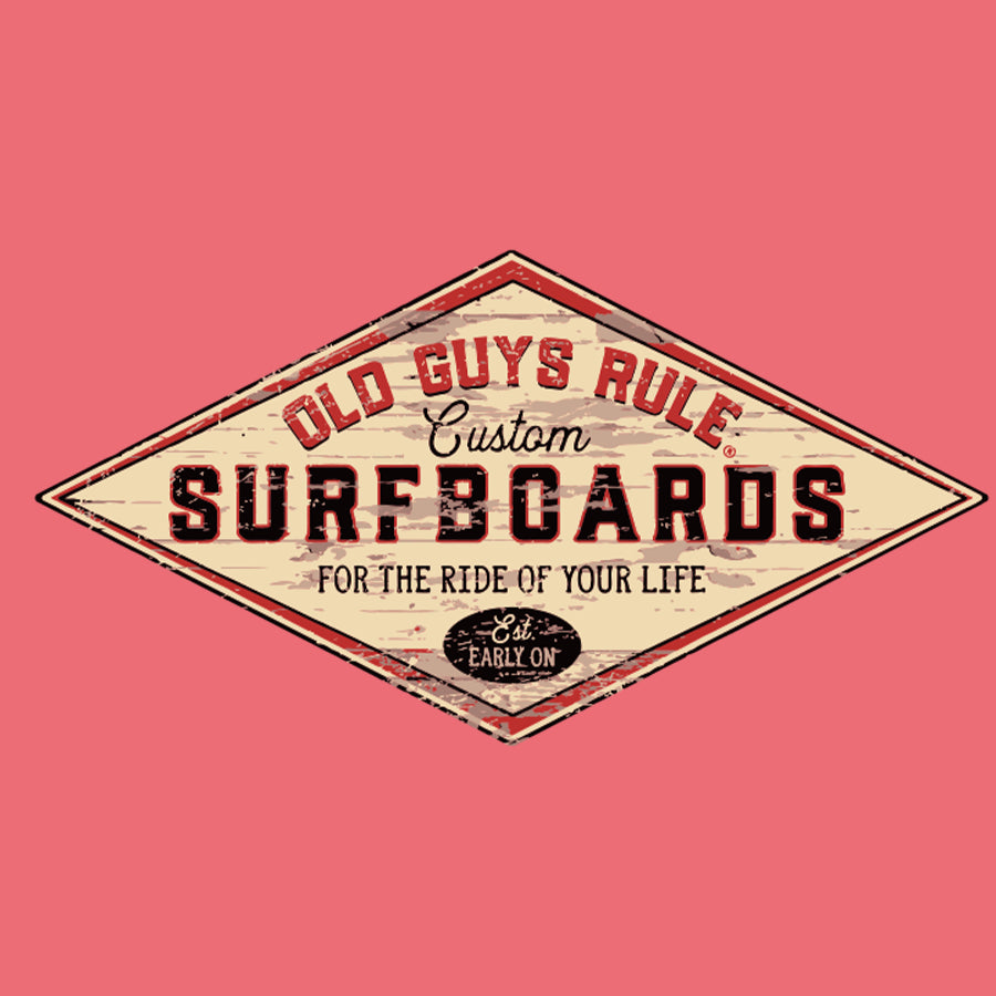 OLD GUYS RULE - Custom Surf - Red