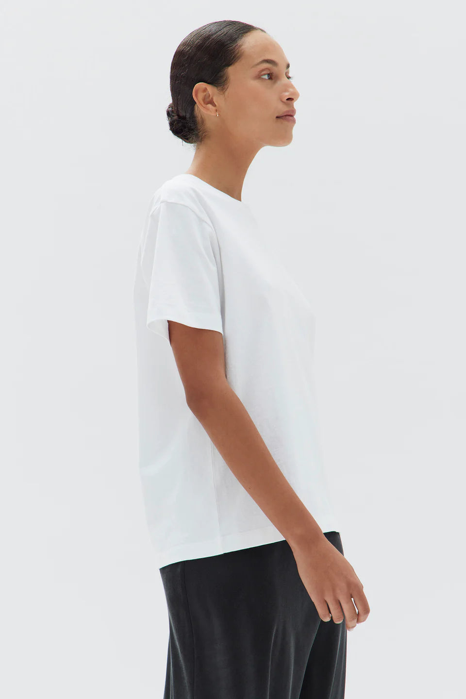 ASSEMBLY LABEL - Organic Base Tee - White