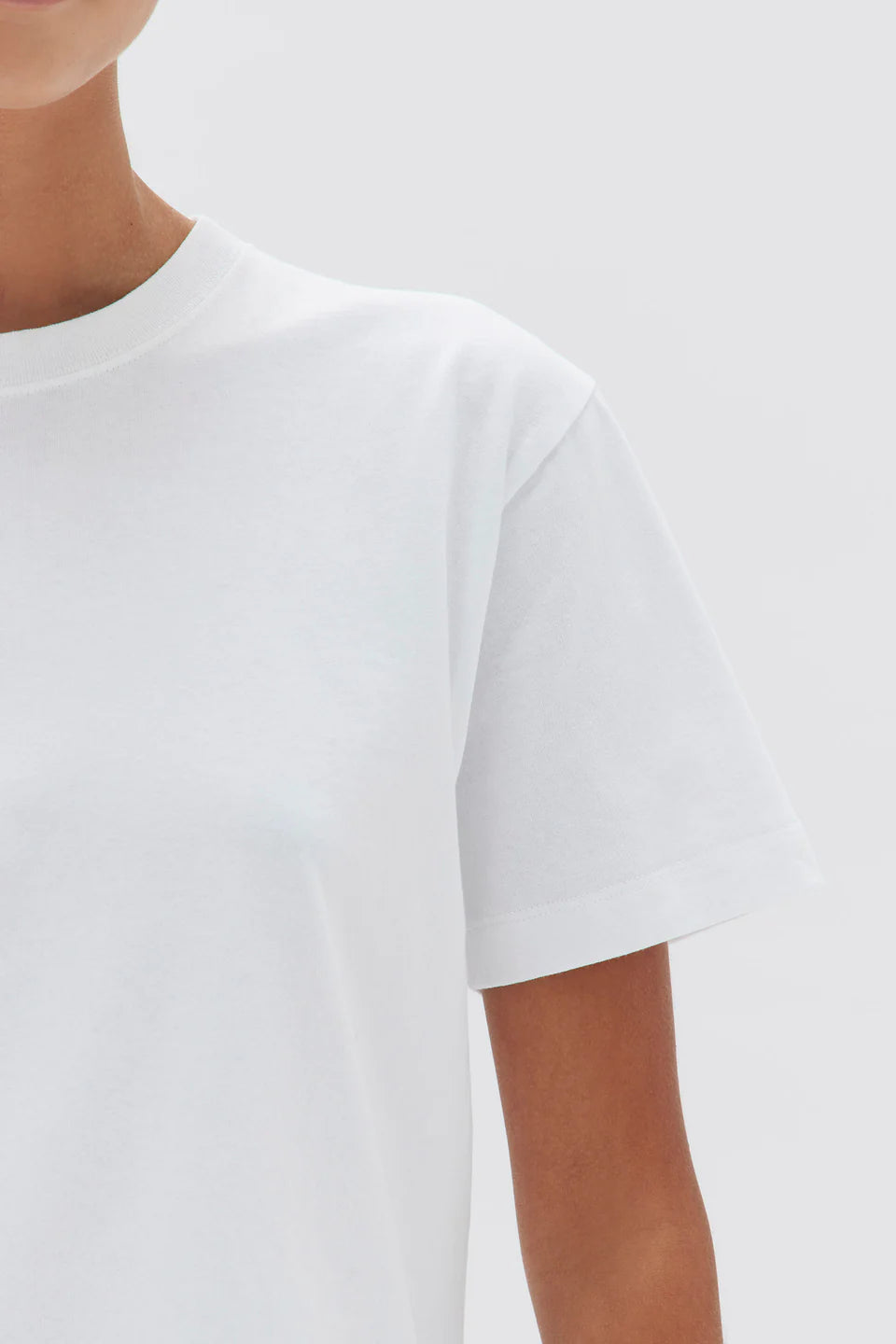 ASSEMBLY LABEL - Organic Base Tee - White