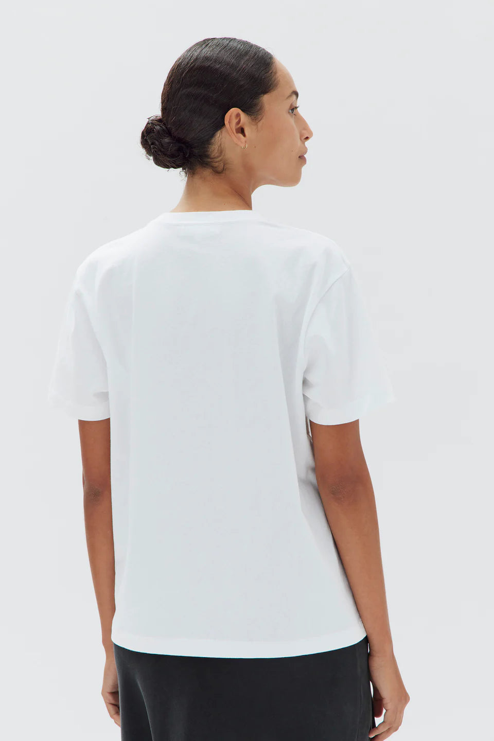 ASSEMBLY LABEL - Organic Base Tee - White