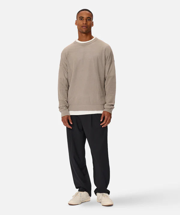 INDUSTRIE - The Nanterrie Crew Neck Knit - Rhino