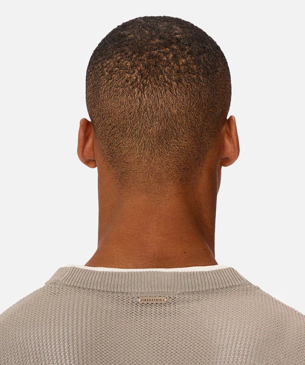 INDUSTRIE - The Nanterrie Crew Neck Knit - Rhino