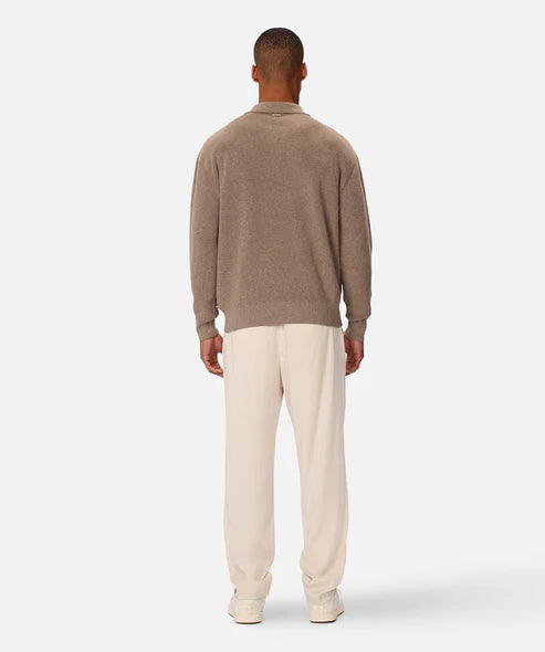 INDUSTRIE - The New England Polo Knit - Walnut