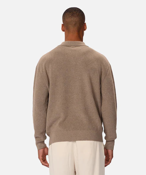 INDUSTRIE - The New England Polo Knit - Walnut