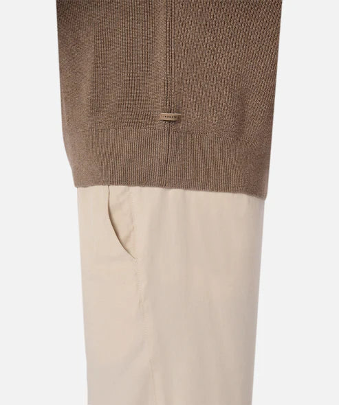 INDUSTRIE - The New England Polo Knit - Walnut