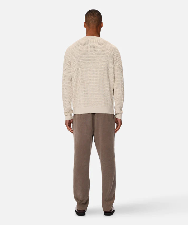 INDUSTRIE - The Nunez L/s Knit - Stone