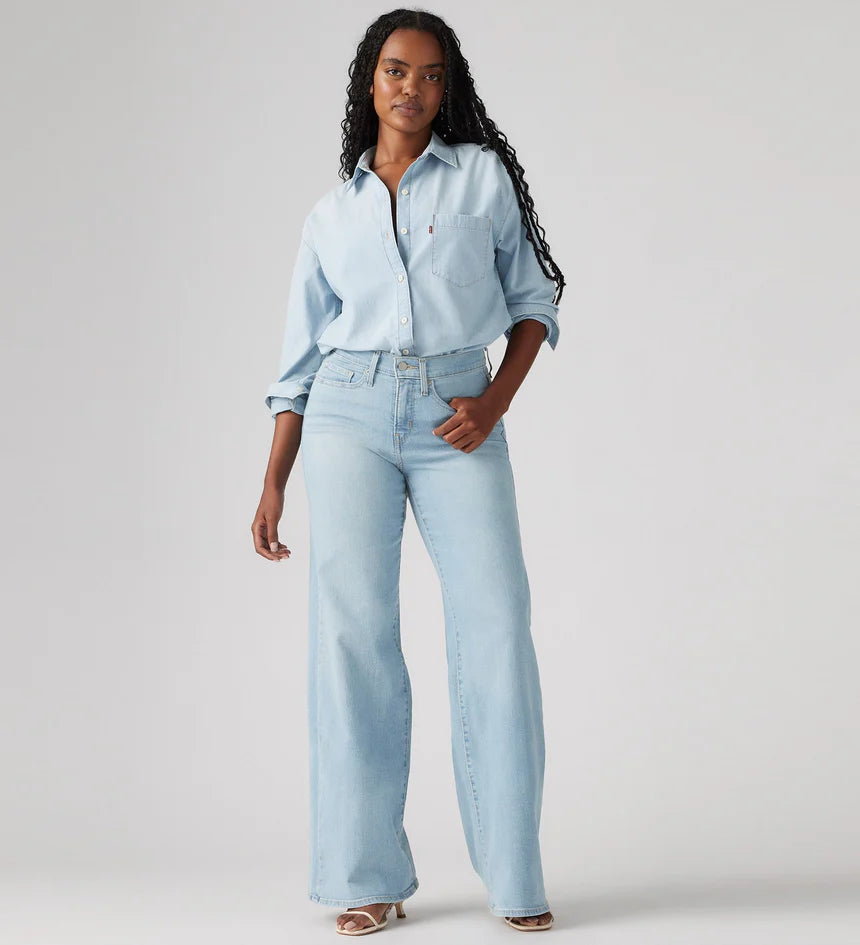 LEVI'S - Levi's® Women's 318 Shaping Wide Leg Jeans - Tall Glass Of Water