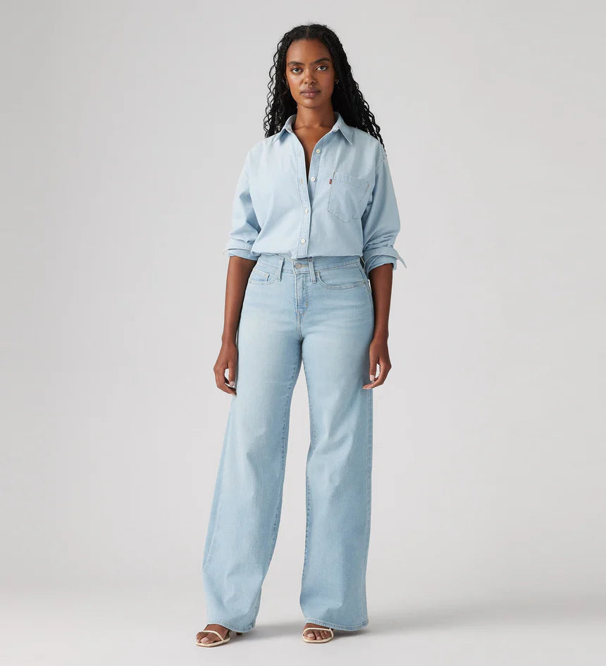 LEVI'S - Levi's® Women's 318 Shaping Wide Leg Jeans - Tall Glass Of Water