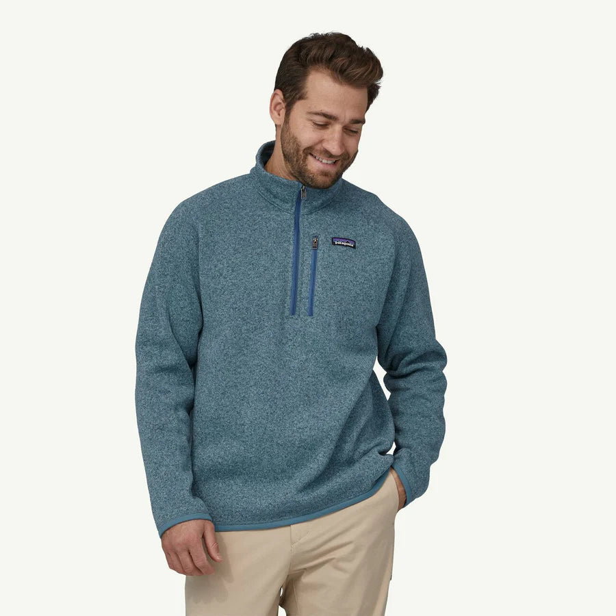 PATAGONIA - Men's Better Sweater 1/4 Zip - Pigeon Blue