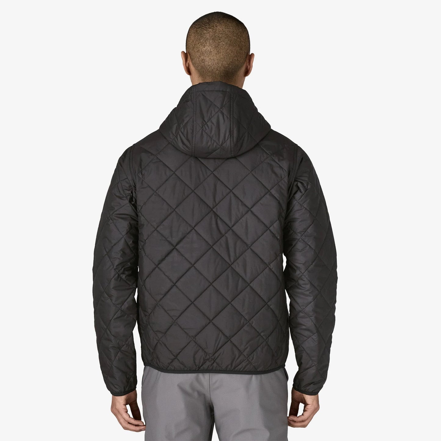 Patagonia - Men's Diamond Quilted Bomber Hoody - Black