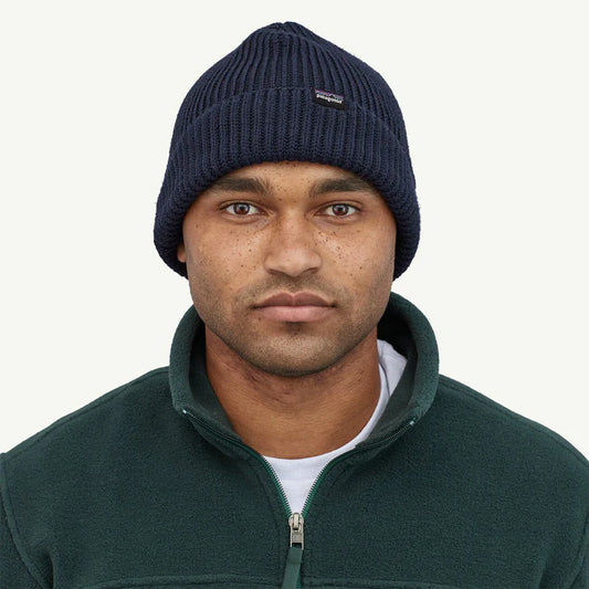 PATAGONIA - Fishermans Rolled Beanie - Navy Blue