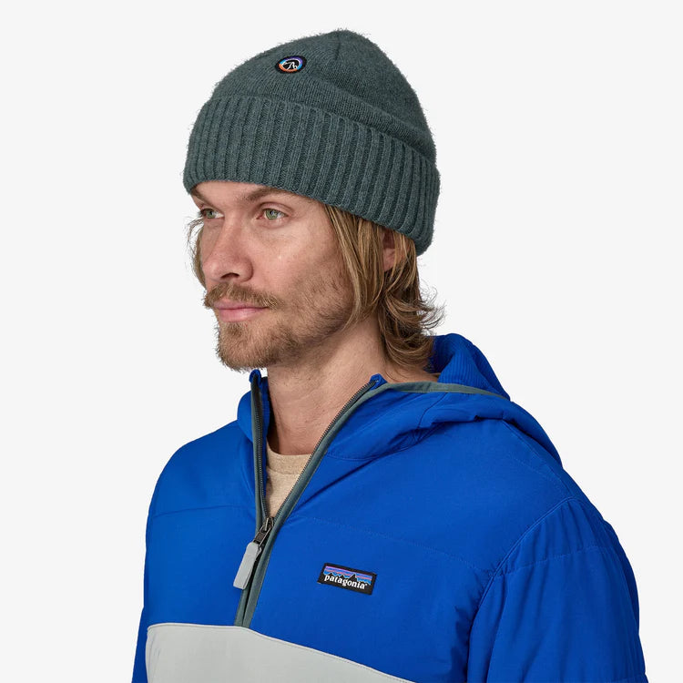 PATAGONIA - Broded Beanie - Fitz Roy Icon: Nouveau Green