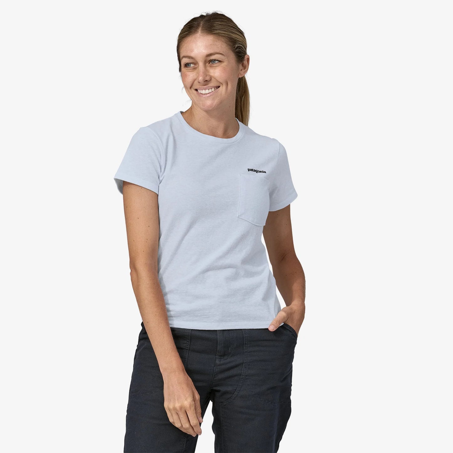 PATAGONIA - W's Home Water Trout Pocket Responsibili-Tee - White
