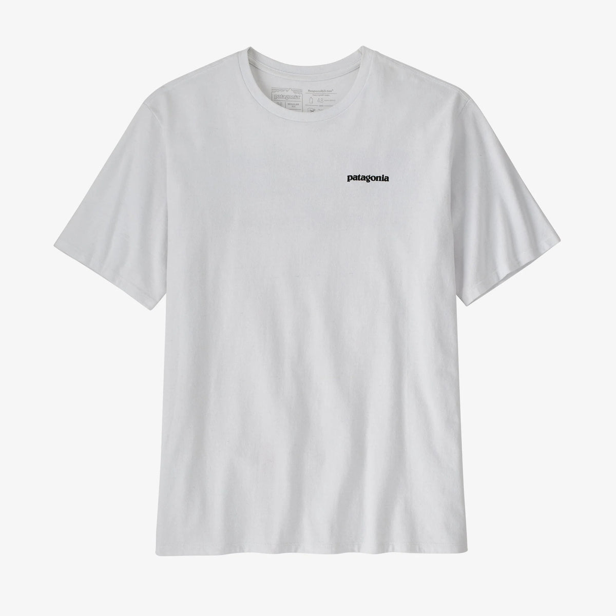 PATAGONIA - P-6 Logo Responsibiliti - Tee - FIBRE WHITE