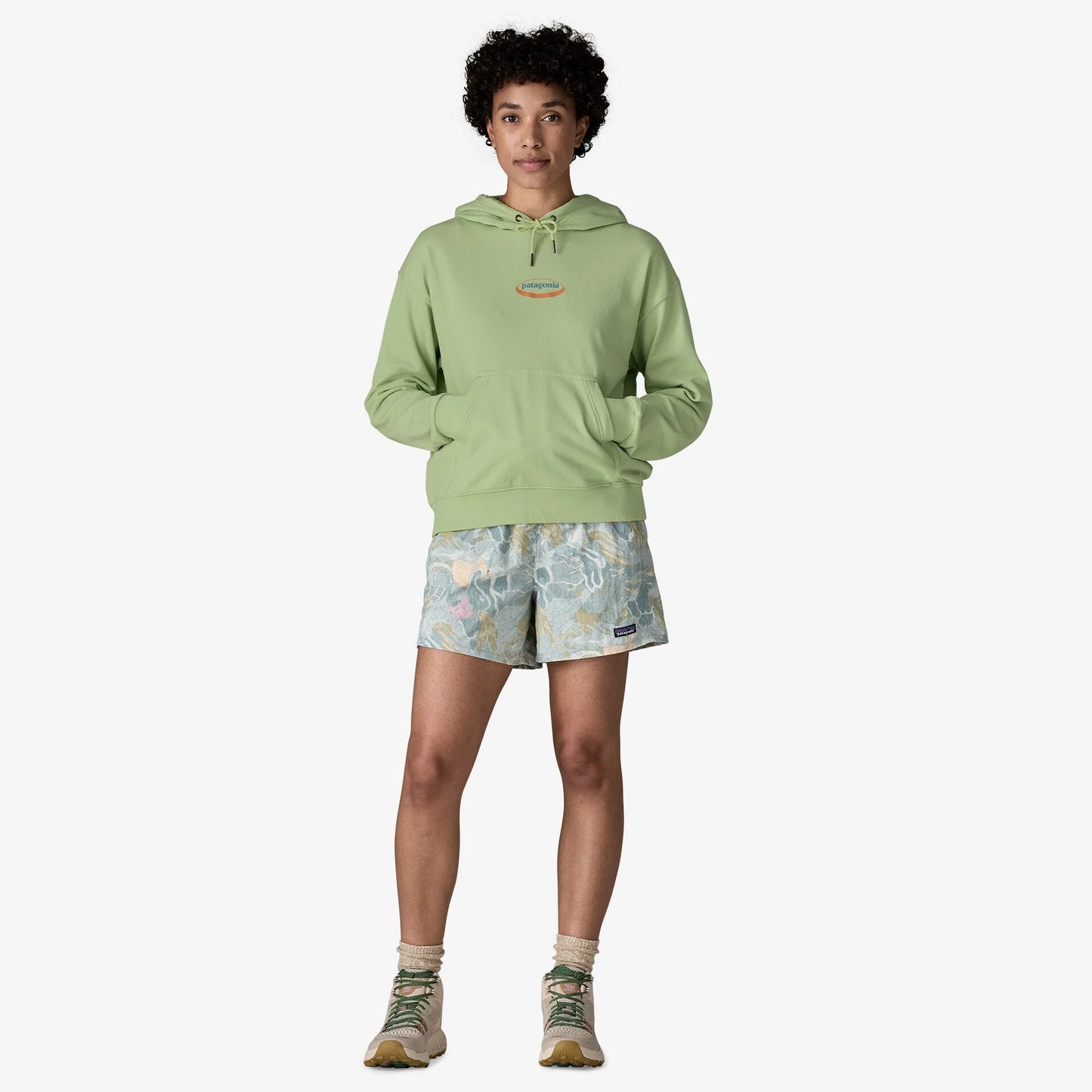 PATAGONIA - Women’s '95 Oval Logo Daily Hoody - Lichen green