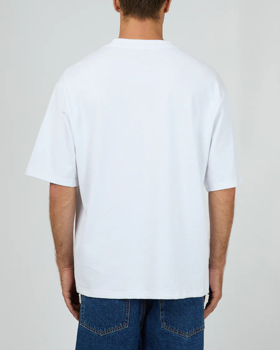 SILENT THEORY - Classic Emb Tee White