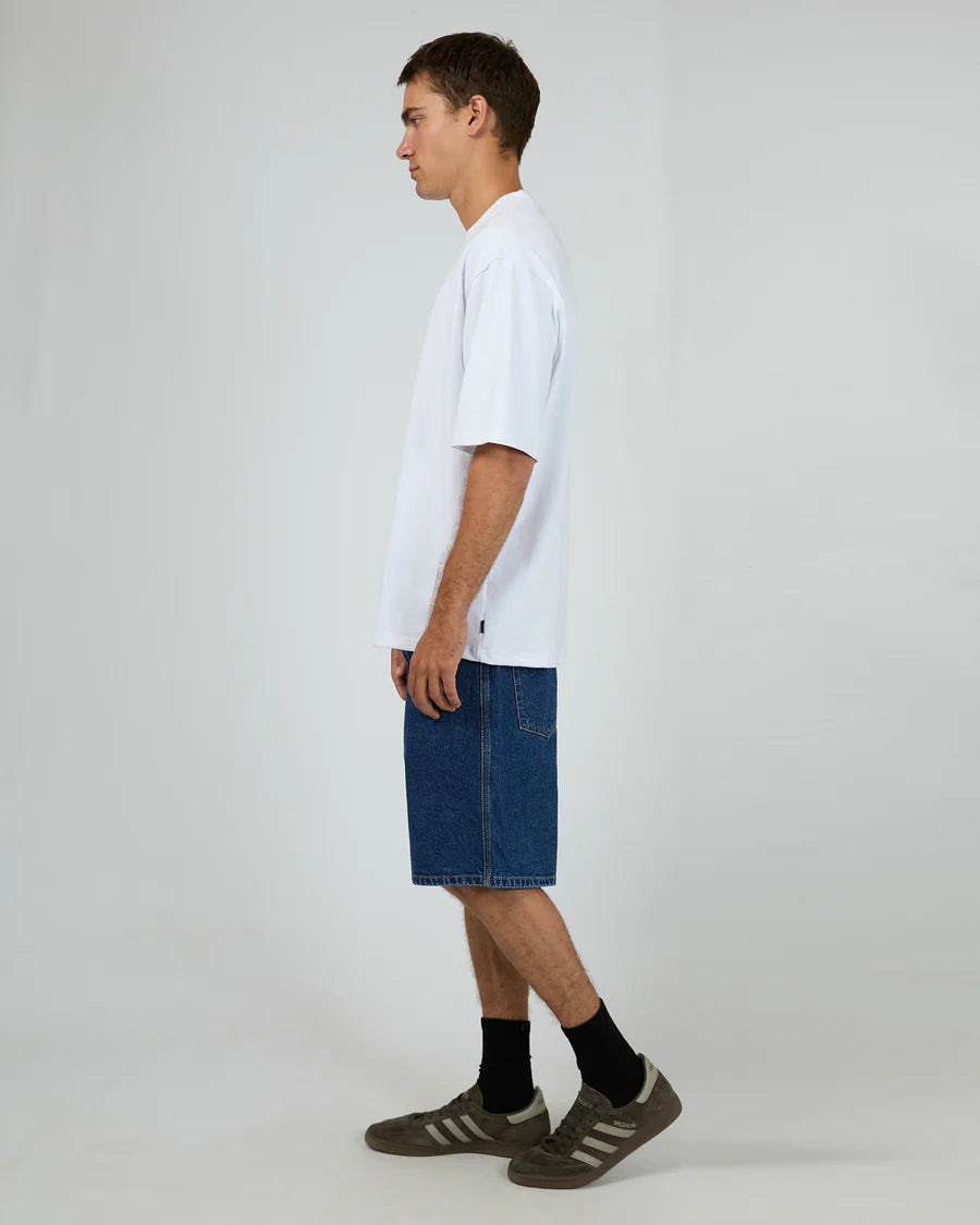 SILENT THEORY - Classic Emb Tee White
