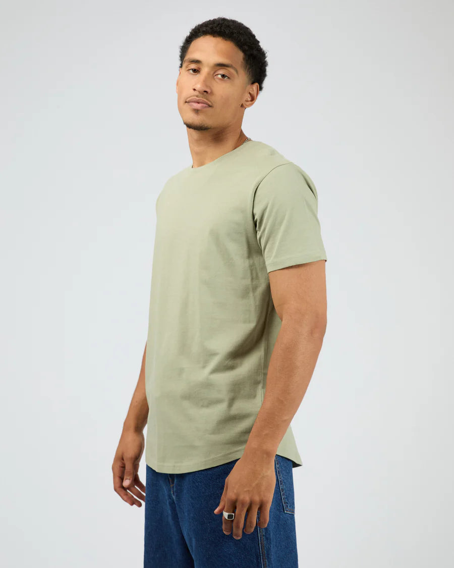 SILENT THEORY - Solid Tail Tee - Sage