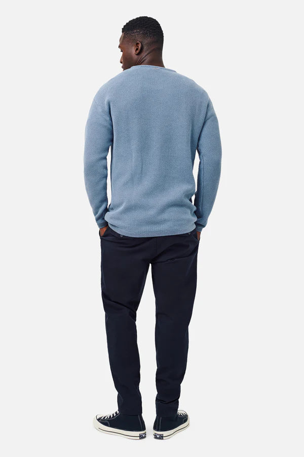 INDUSTRIE - The Washed Culver Knit -  PILOT BLUE