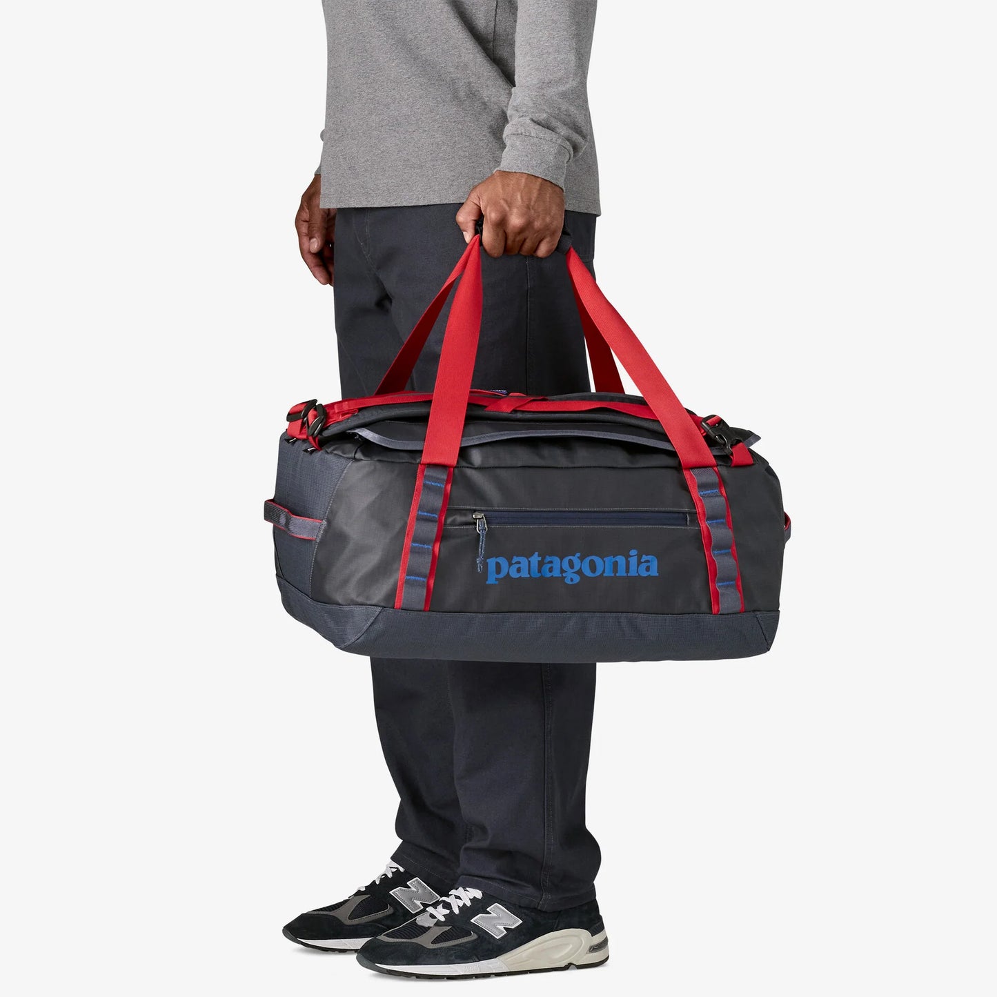 PATAGONIA - Black Hole Duffel 40L - SMOLDER BLUE W/ AMANITA RED