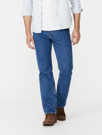 LEVI'S - 516 (WAS 504) Regular Straight Fit - STONEWASH