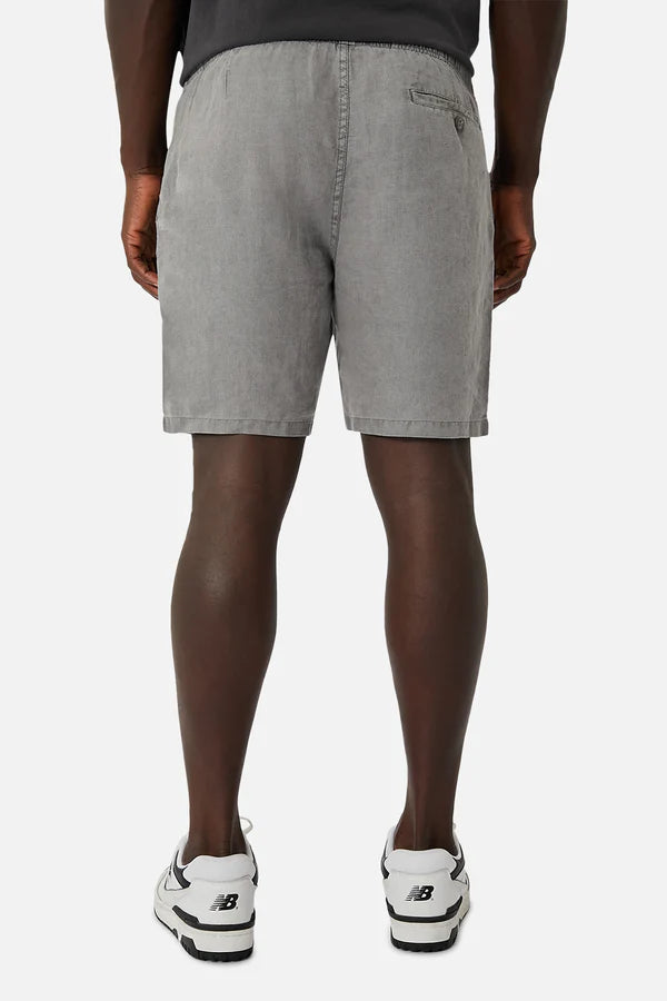 INDUSTRIE - Marina Linen Short - Asphalt