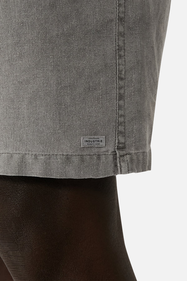 INDUSTRIE - Marina Linen Short - Asphalt