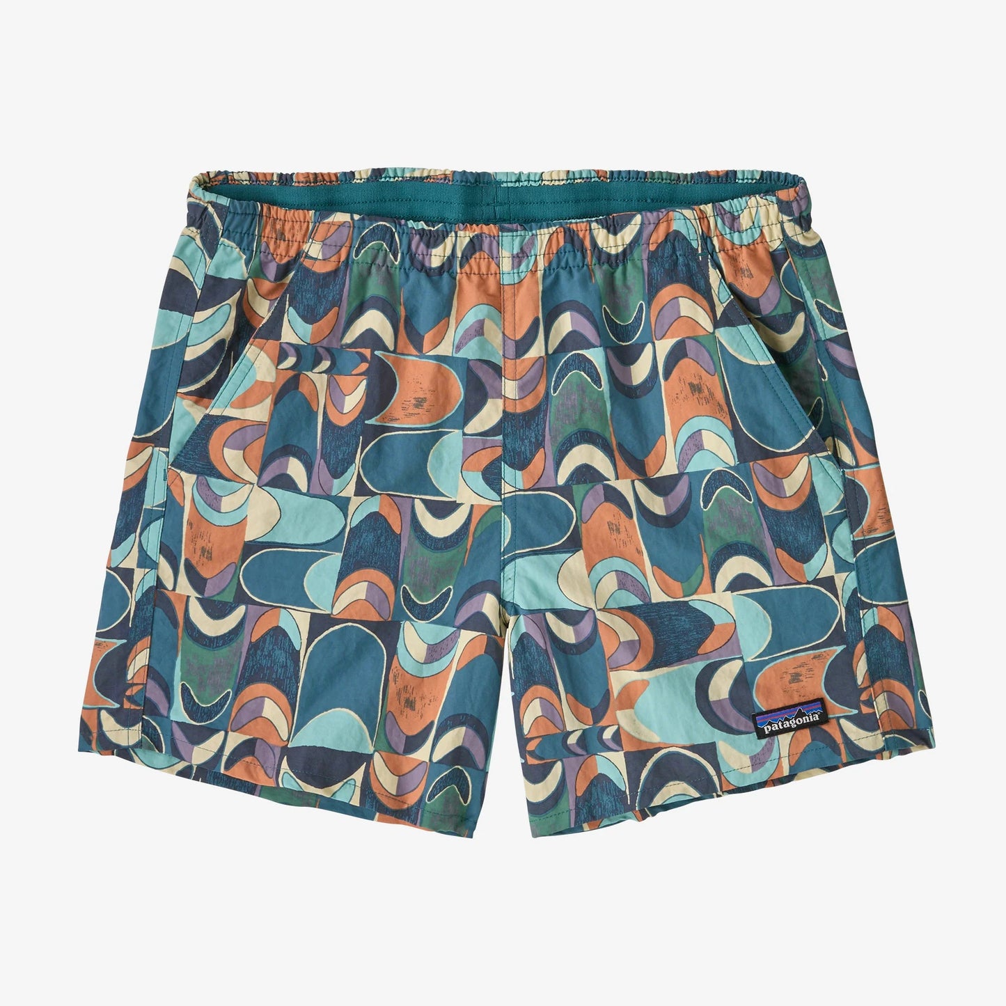 PATAGONIA - W's Baggie Shorts - Swallowtail Geo: Still Blue