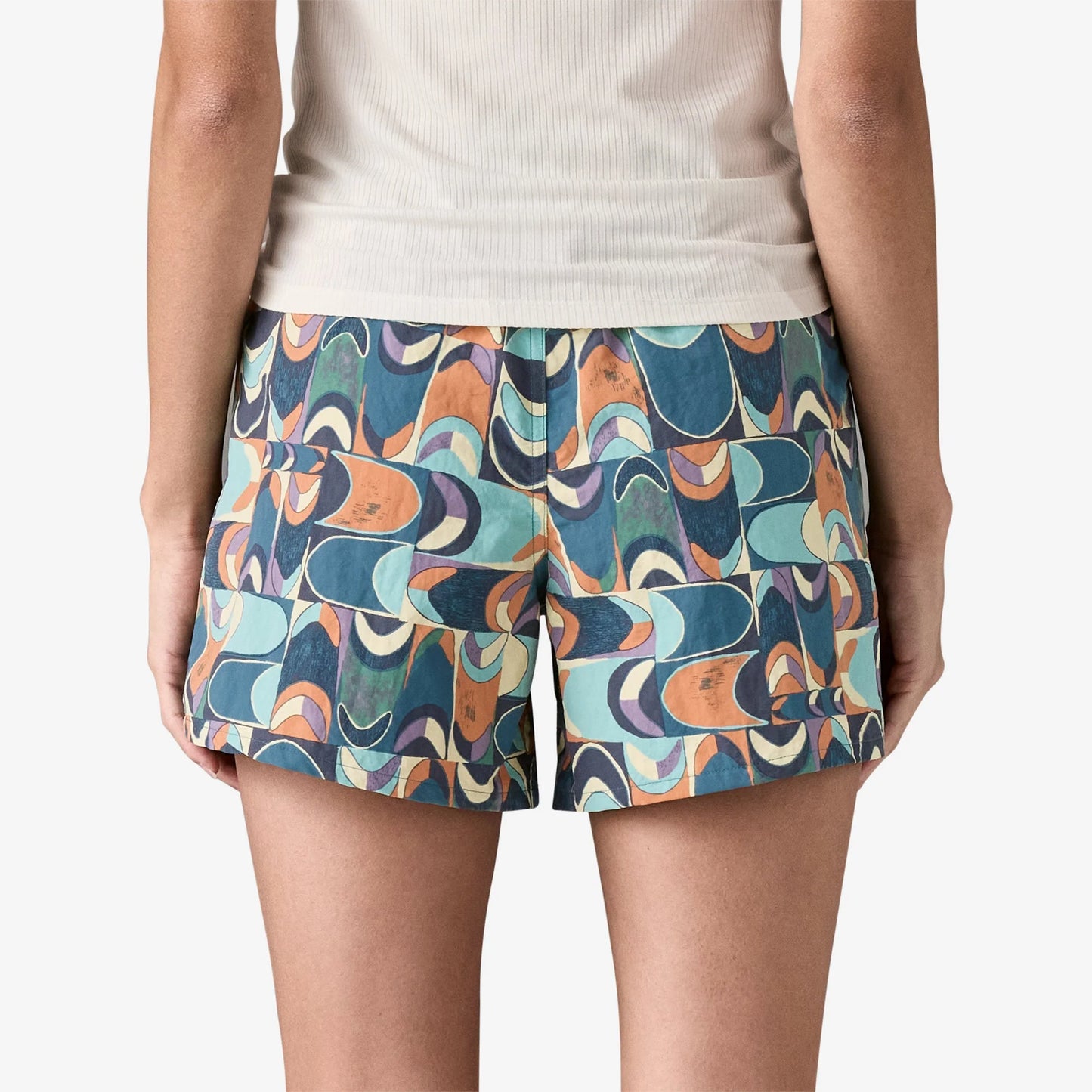 PATAGONIA - W's Baggie Shorts - Swallowtail Geo: Still Blue