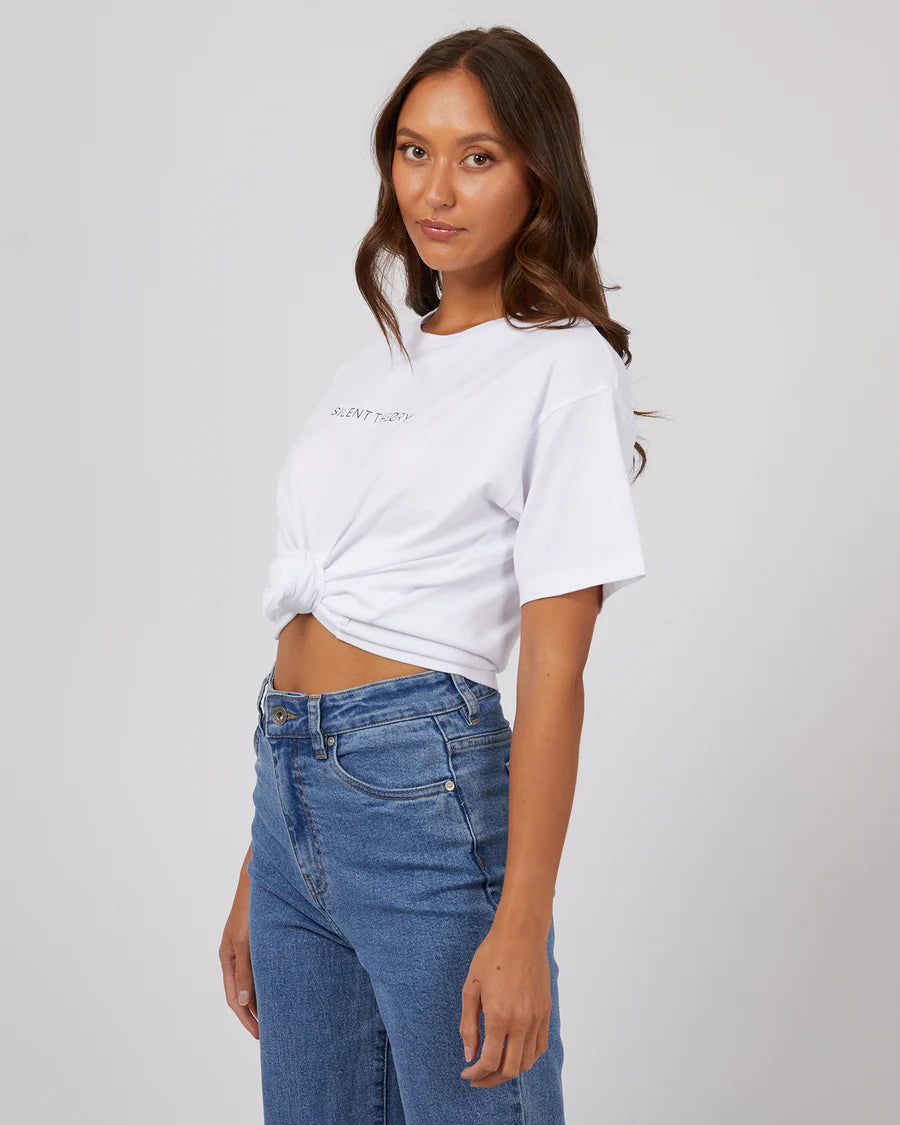 SILENT THEORY - Logo Tee - White