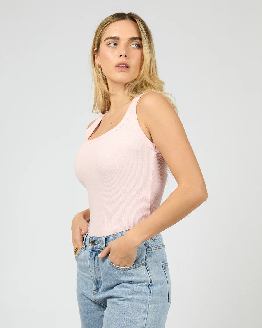 SILENT THEORY - Mia Tank BLUSH MARLE