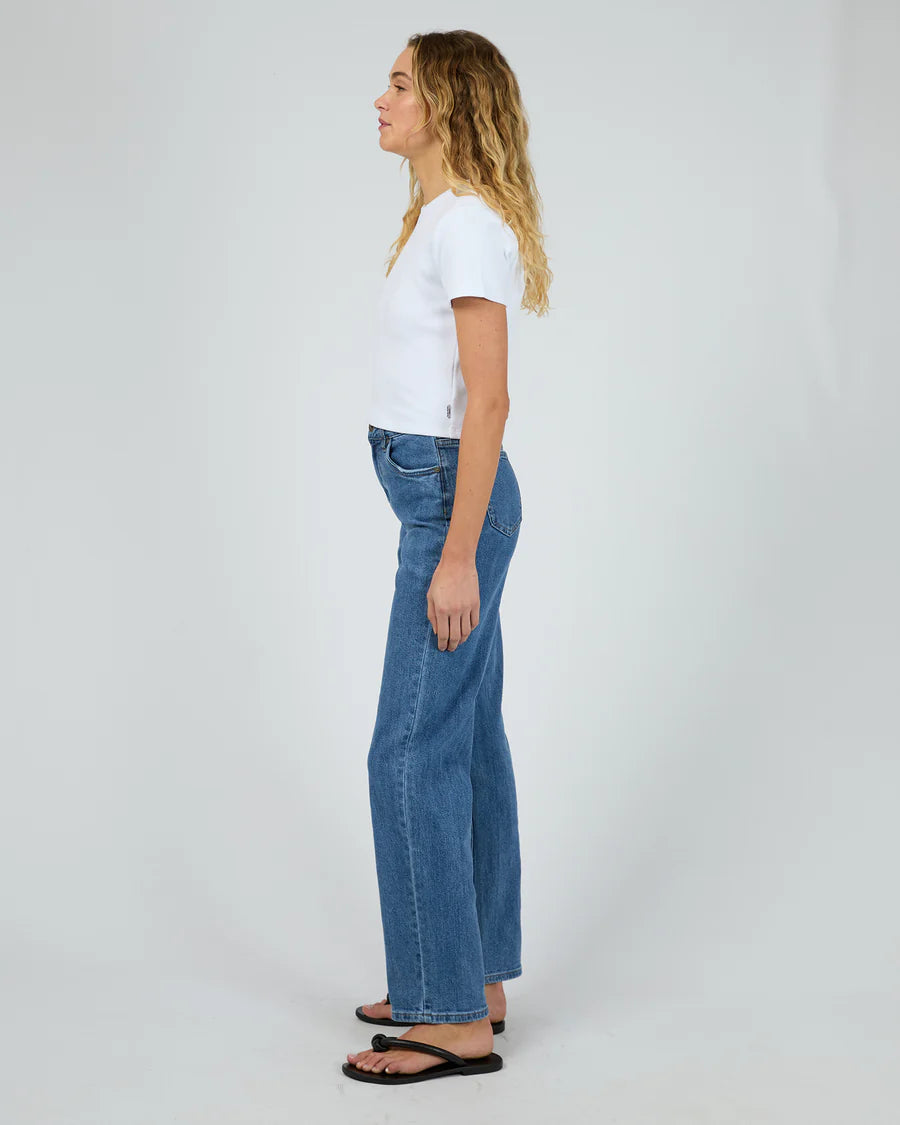 SILENT THEORY - Bella Crop Tee White
