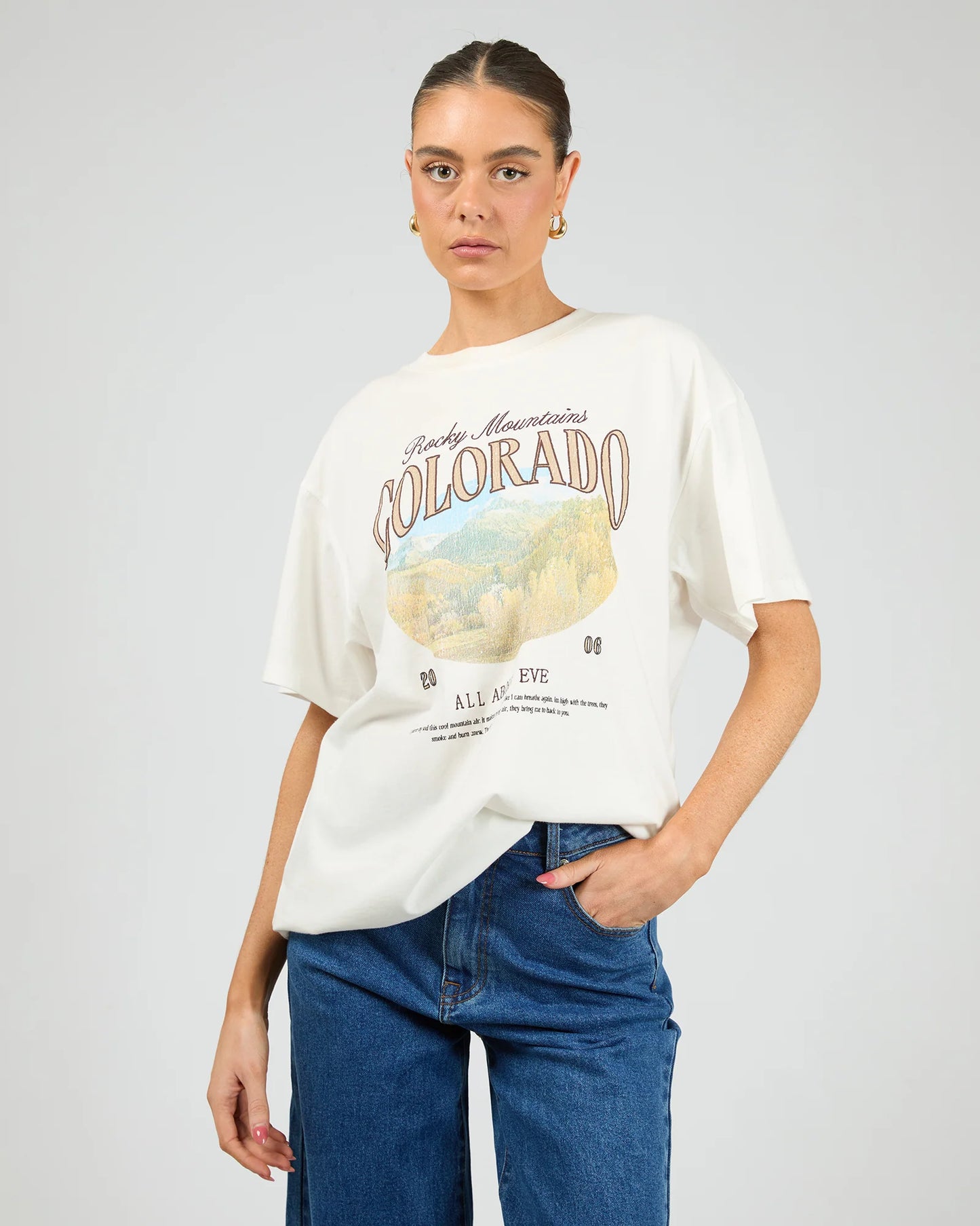 ALL ABOUT EVE - Rocky Mountains Relaxed Tee