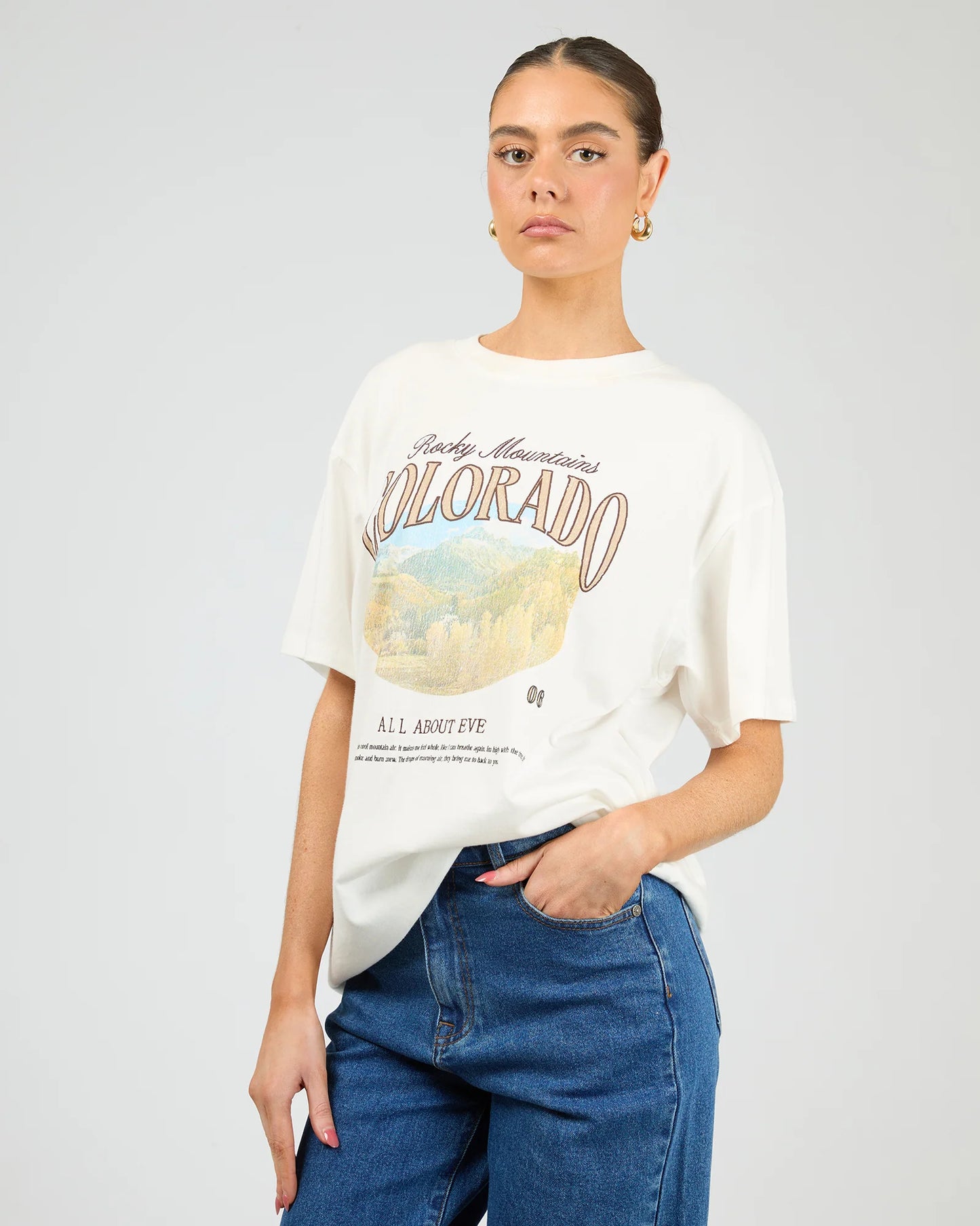 ALL ABOUT EVE - Rocky Mountains Relaxed Tee