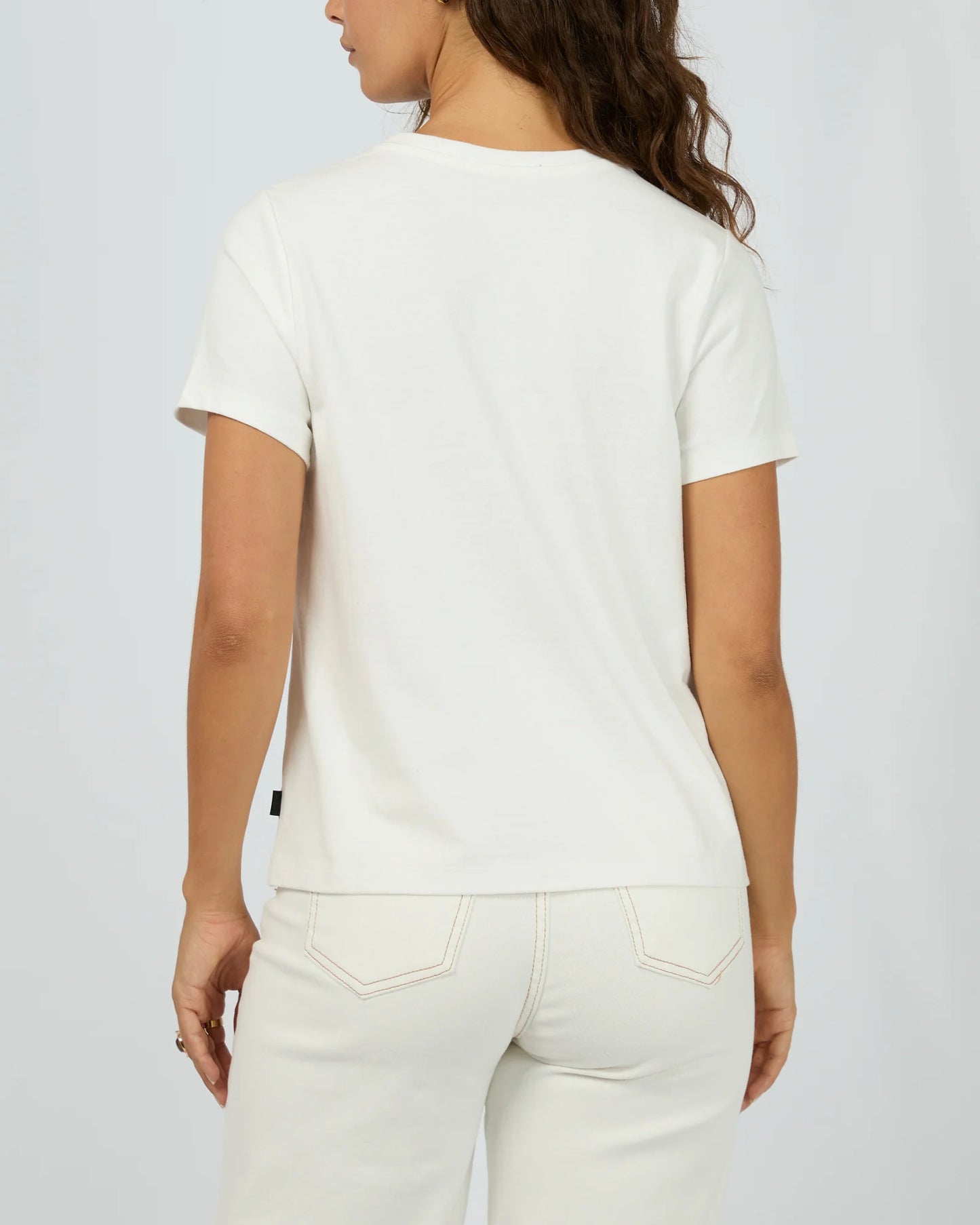 ALL ABOUT EVE - POSITANO REGULAR TEE - VINTAGE WHITE