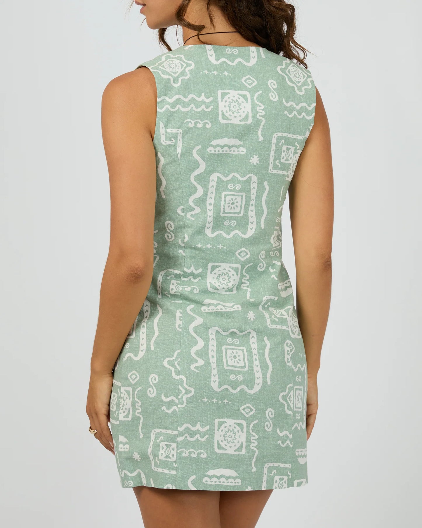 ALL ABOUT EVE - Lucia Mini Dress - Sage