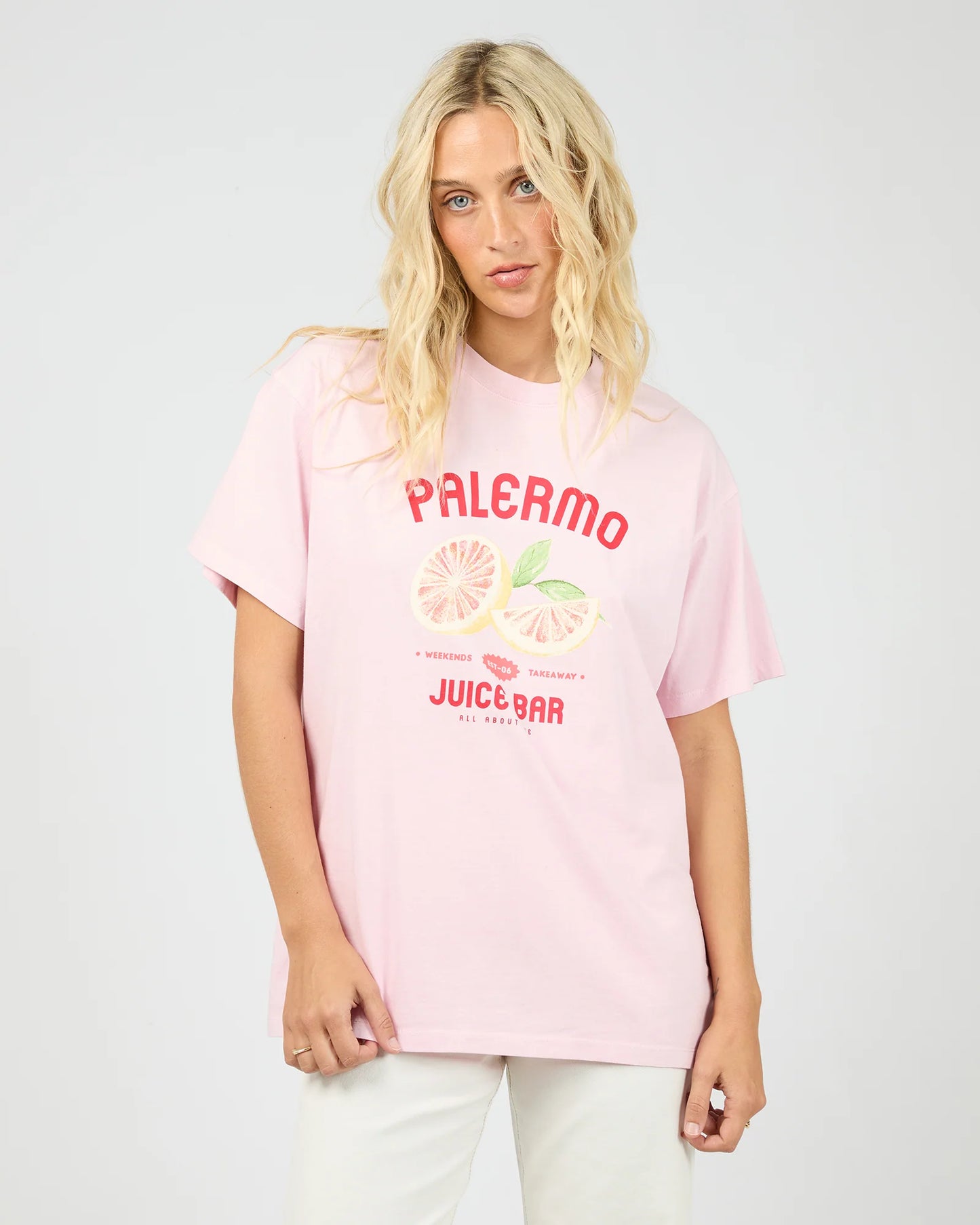 ALL ABOUT EVE - Palermo Relaxed Tee - Light Pink