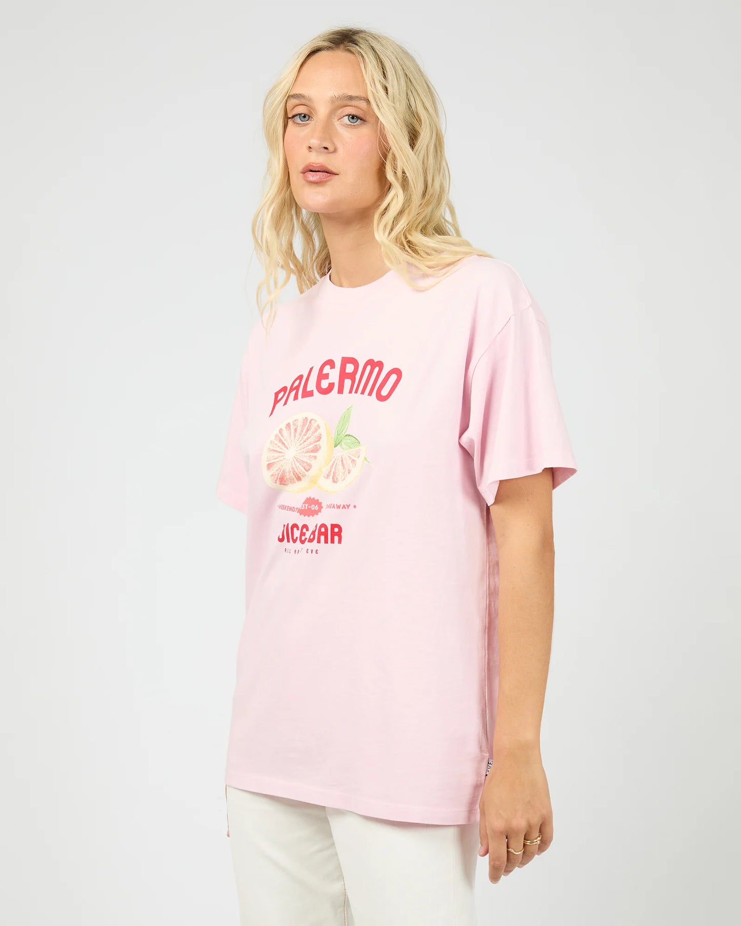 ALL ABOUT EVE - Palermo Relaxed Tee - Light Pink