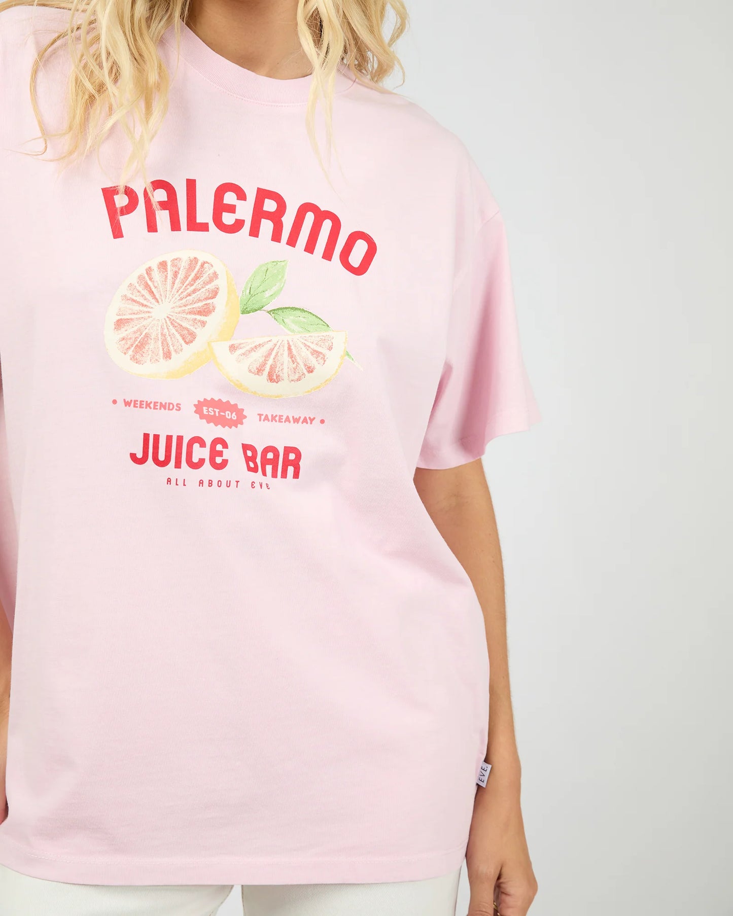 ALL ABOUT EVE - Palermo Relaxed Tee - Light Pink
