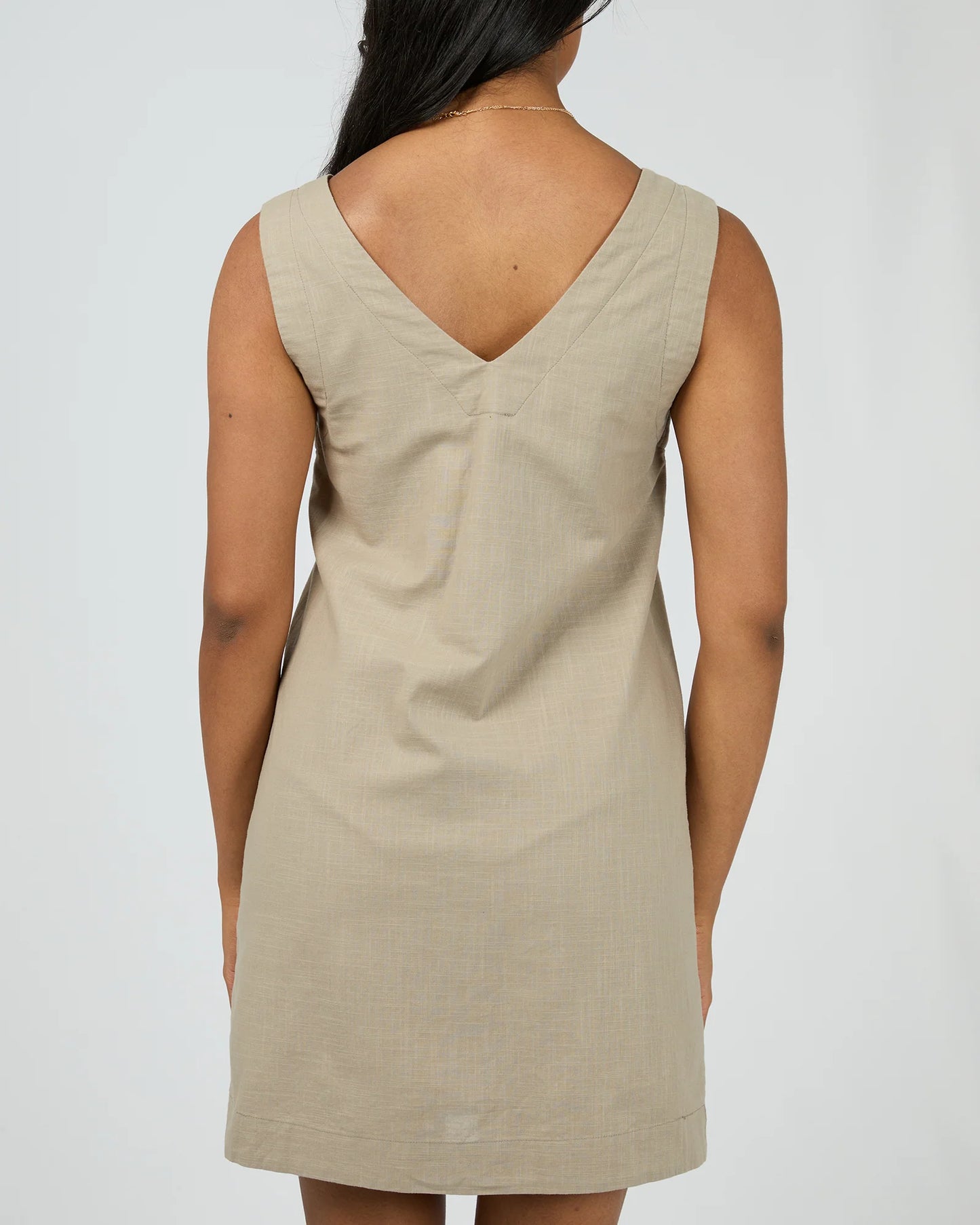 ALL ABOUT EVE - Essential Mini Dress - Stone
