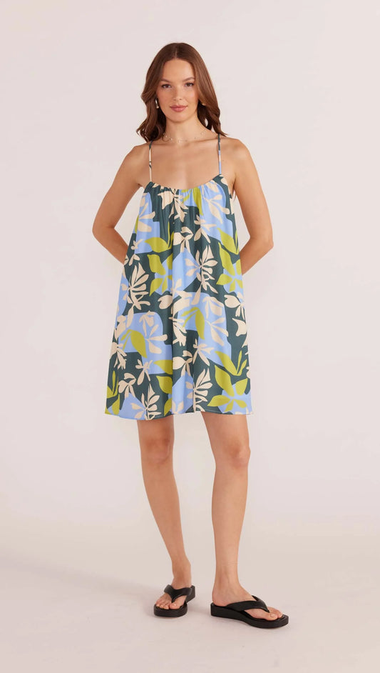 MINKPINK - ARTISTIC GARDEN MINI DRESS - MULTI