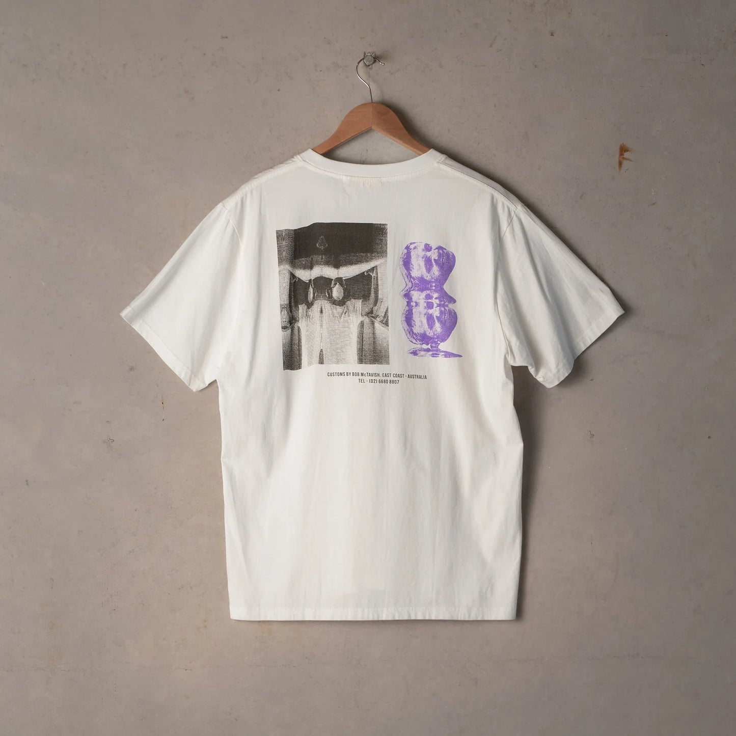 McTAVISH - Warped Tee - WHITE