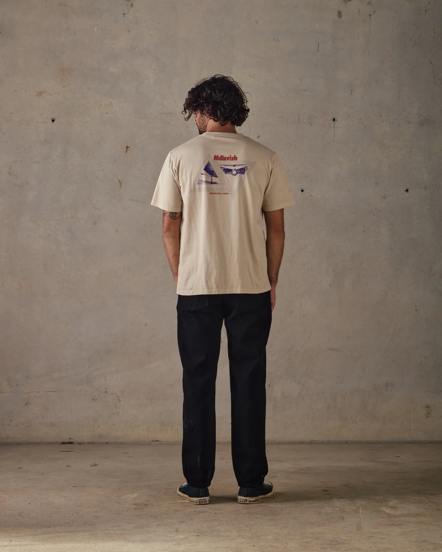 McTAVISH - Glassers Tee by Schuyler Beecroft - Light Tan