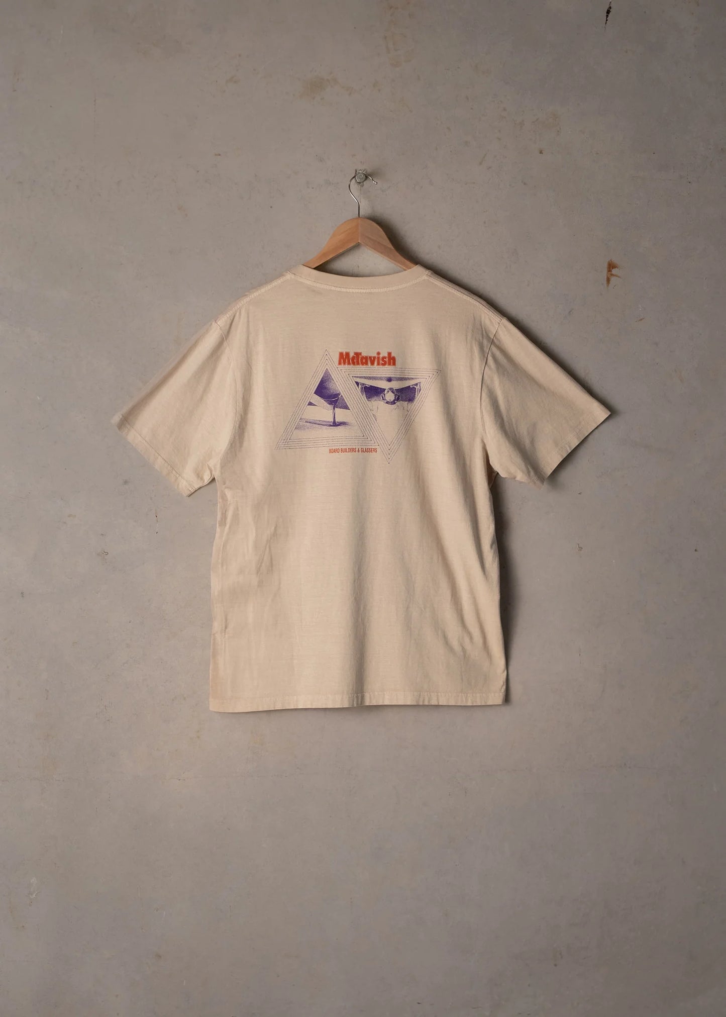 McTAVISH - Glassers Tee by Schuyler Beecroft - Light Tan