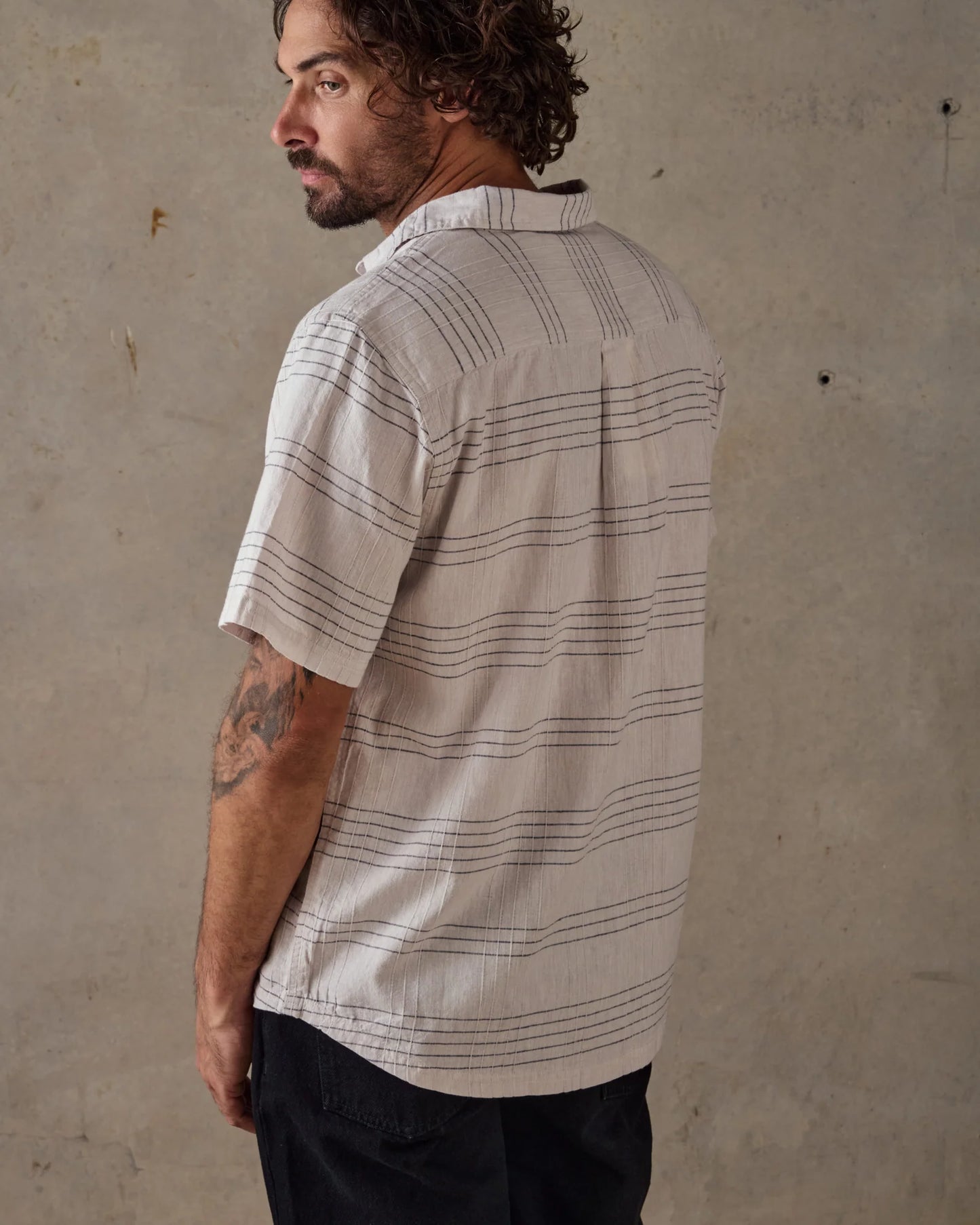 McTAVISH - Hemp Shirt - White Multi