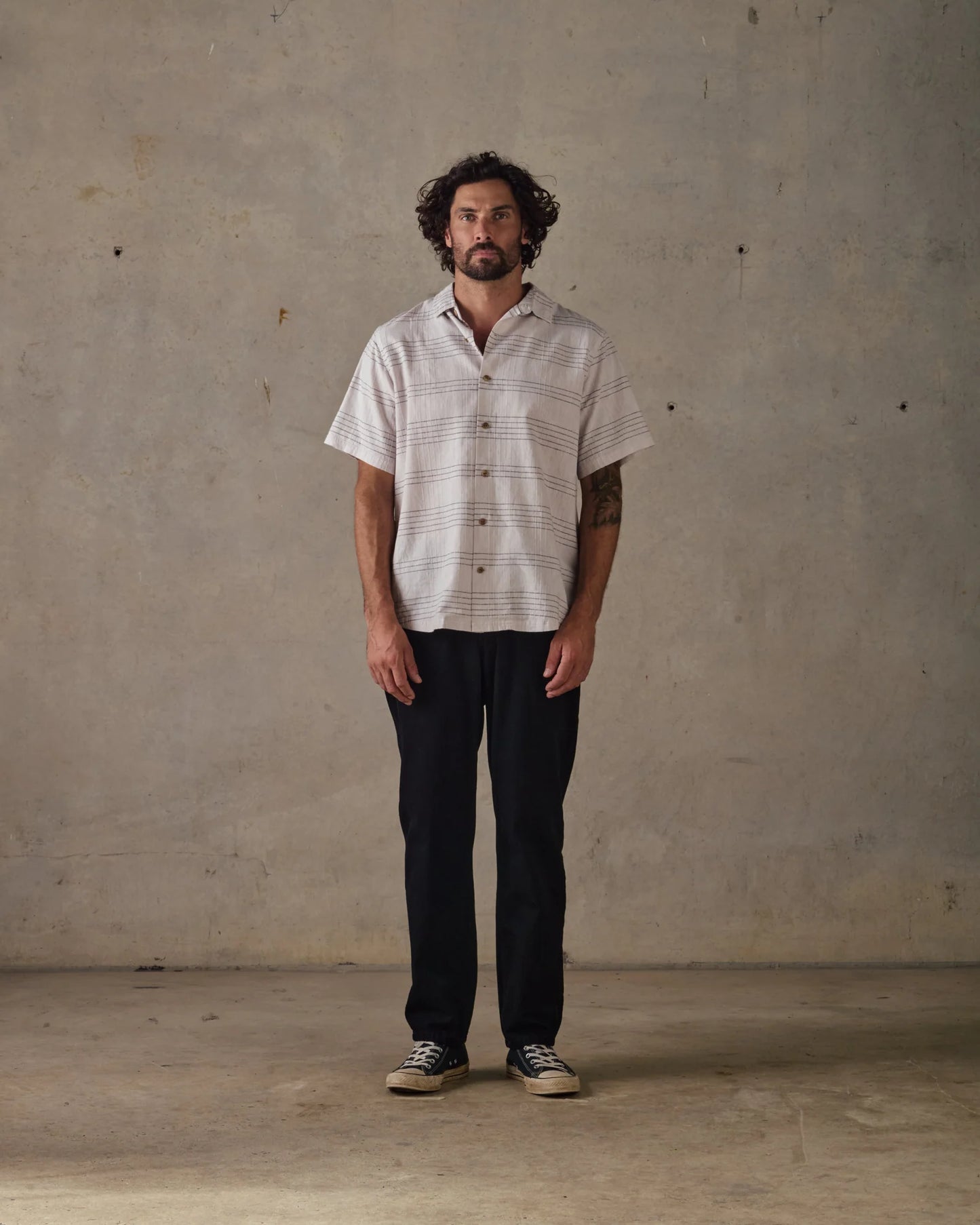McTAVISH - Hemp Shirt - White Multi