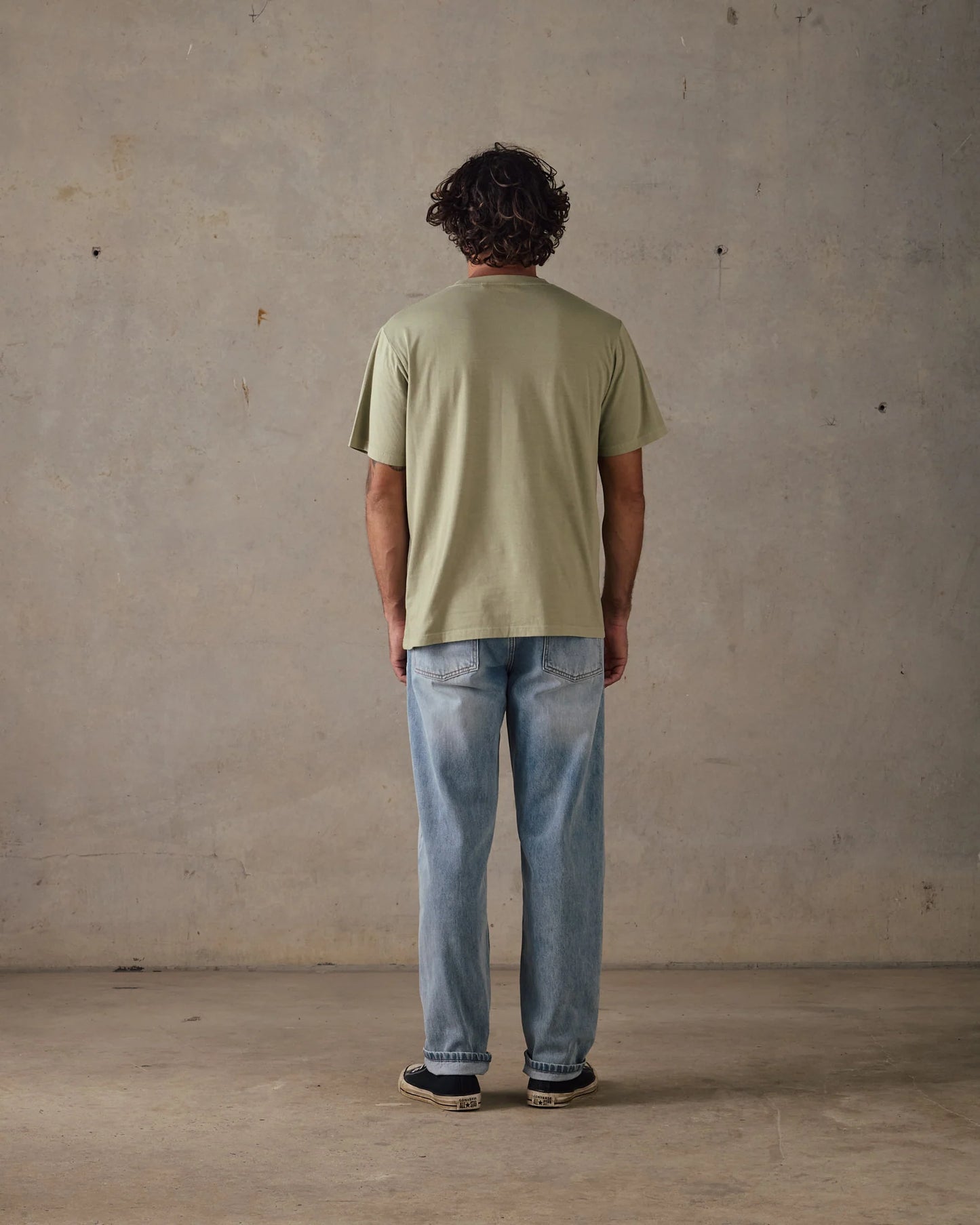 McTAVISH - Waves Tee by Schuyler Beecroft - Light Green