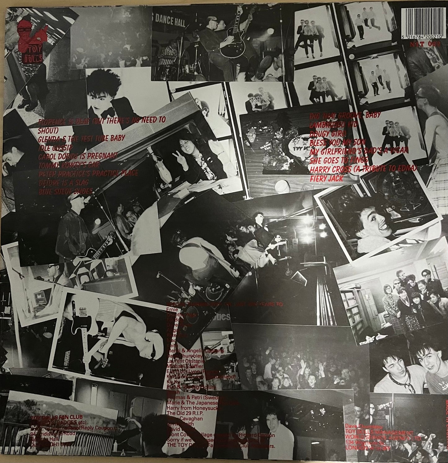 TOY DOLLS - TEN YEARS OF TOYS LP Best Of Album Rare Punk 1989 Original