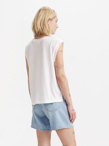 LEVIS - LEVI'S® WOMEN'S BOXY TANK - WHITE